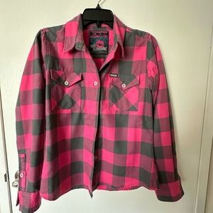 DIXXON - women's small flannel - THE ELEKTRIK